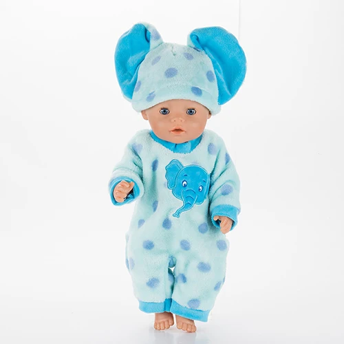 Оптовая продажа 5 шт./лот слон розовая желтая курица животное кукла одежда