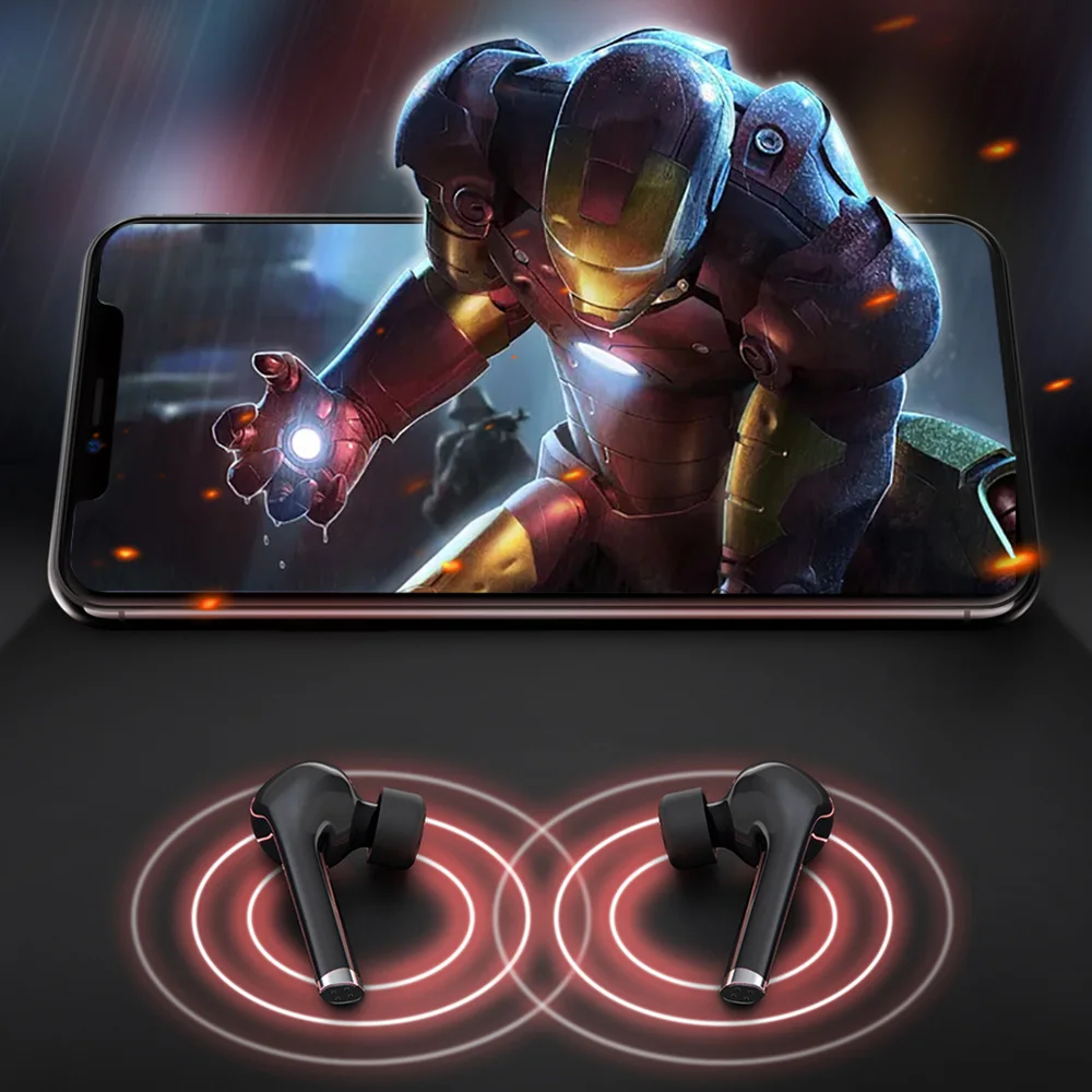 Bluetooth 5 0 беспроводные наушники HD звук палец умные сенсорные спортивные стерео