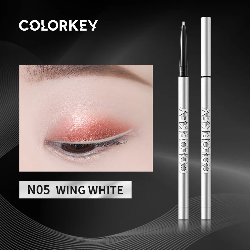 Шелковая подводка для глаз COLORKEY гелевый карандаш тонкая блестящая долговечная
