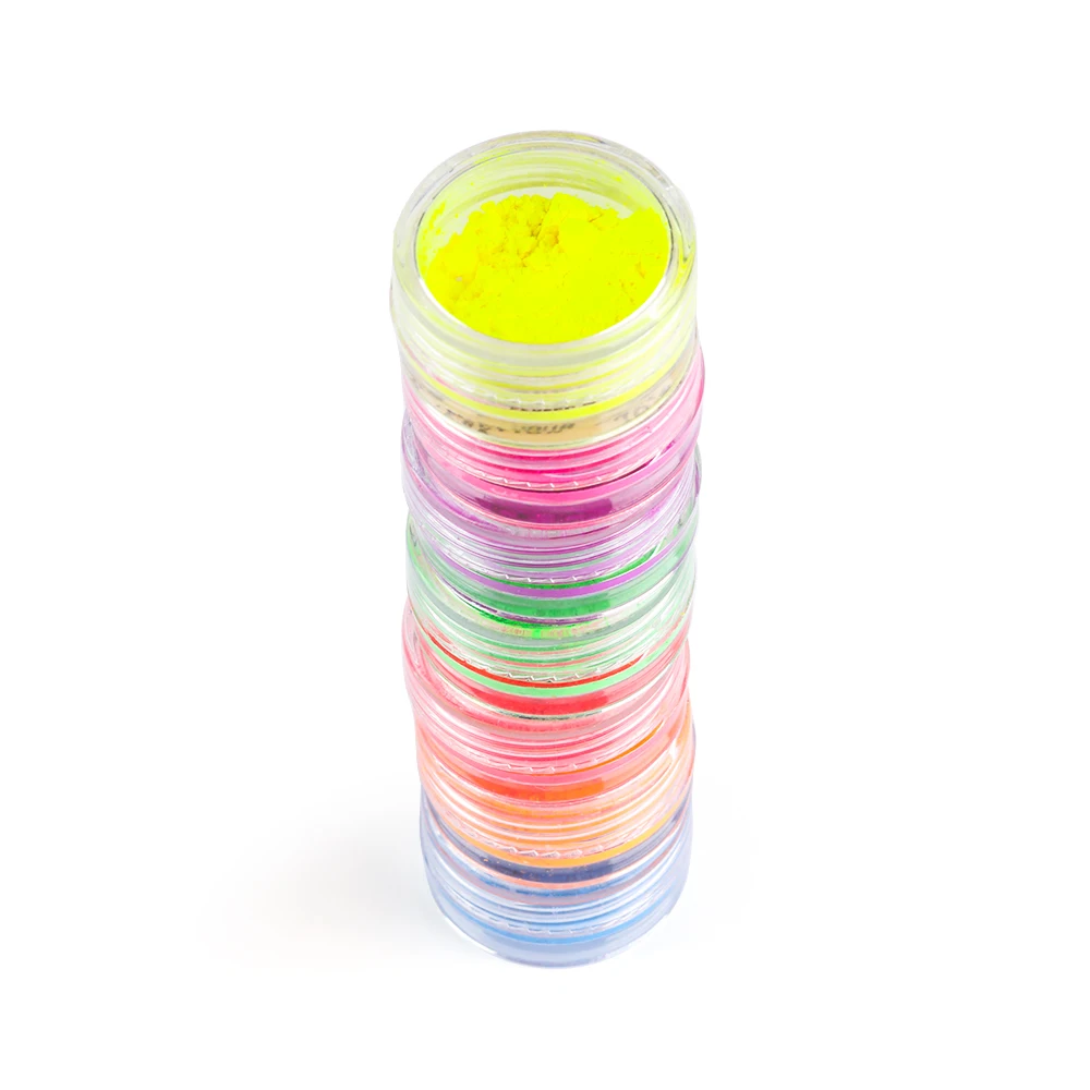 1 шт. неоновый пигмент для век пудры матовые и минеральные ногтей мерцающие