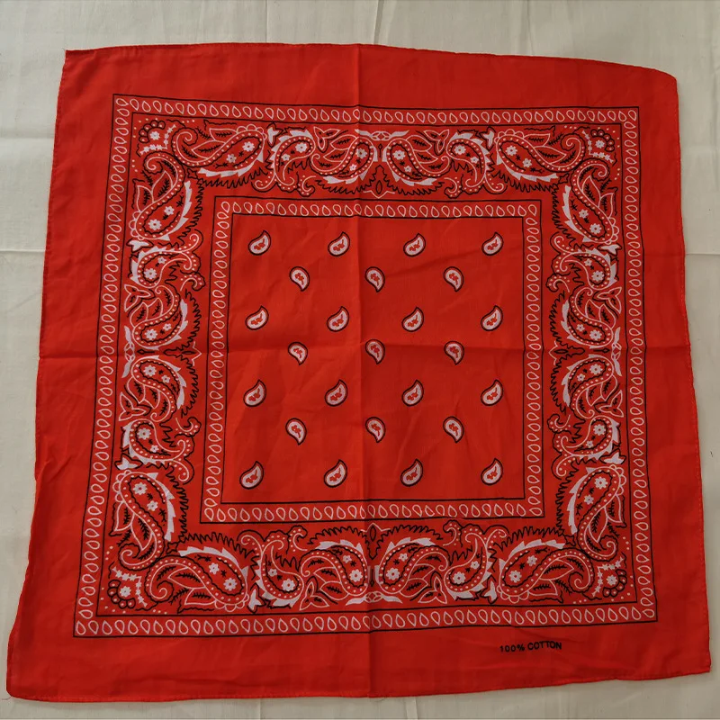 Бандана в стиле хип хоп из 100% хлопка головной убор унисекс повязка на голову шарф