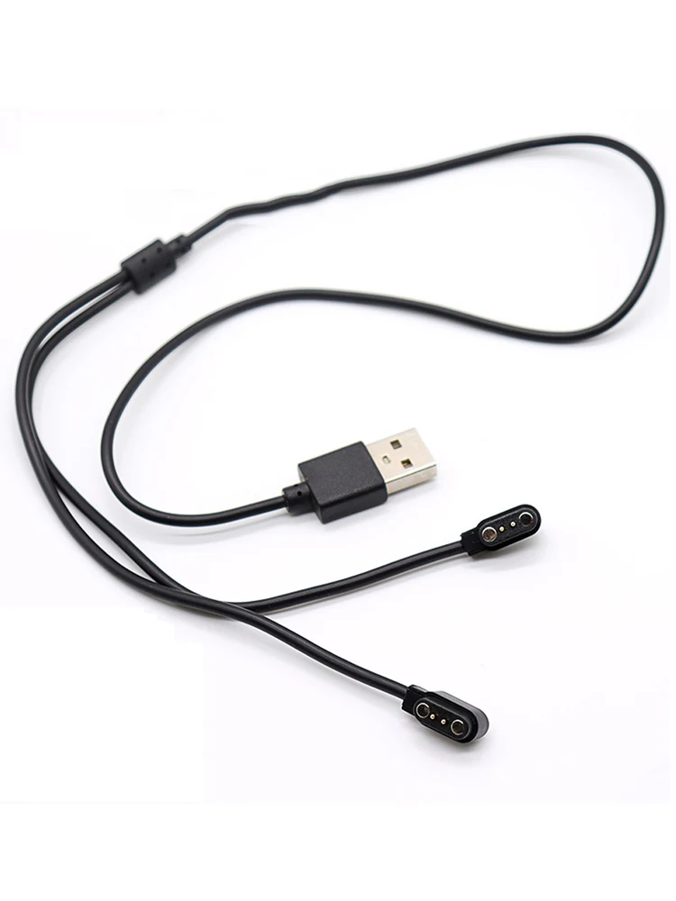 Cabo de Carregamento Magnético para Relógio Cabo Carregador Magnético Pinos Carregamento Usb 2.54 Passo Macho Pogo Inteligente Gt88 2