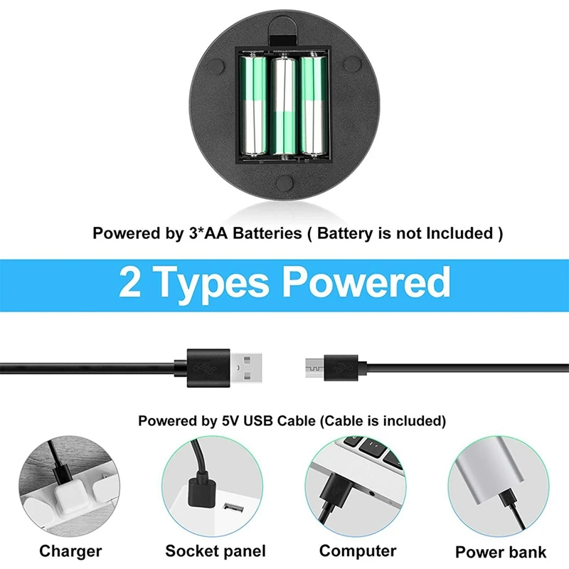 Акция! 4 шт. светодиодный ночник с пультом ДУ и USB-кабелем | Освещение