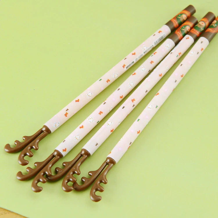 Эллен Брук 1 шт. симпатичная Рождественская тема лось рог 0 38 мм гелевая