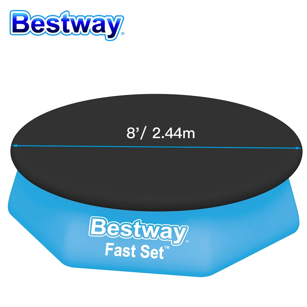 

Чехол BESTWAY для бассейна, Размер 8 футов/58032 м, Полиэтиленовая пузырчатая изоляционная пленка, непромокаемый, пылезащитный, для улицы, сада, ба...