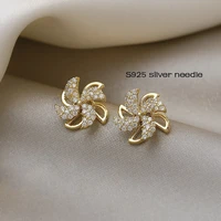 earrings 2021 trends geometric whirlpool shapel zircon earrings fashion jewelry party accessories earrings jewelry woman