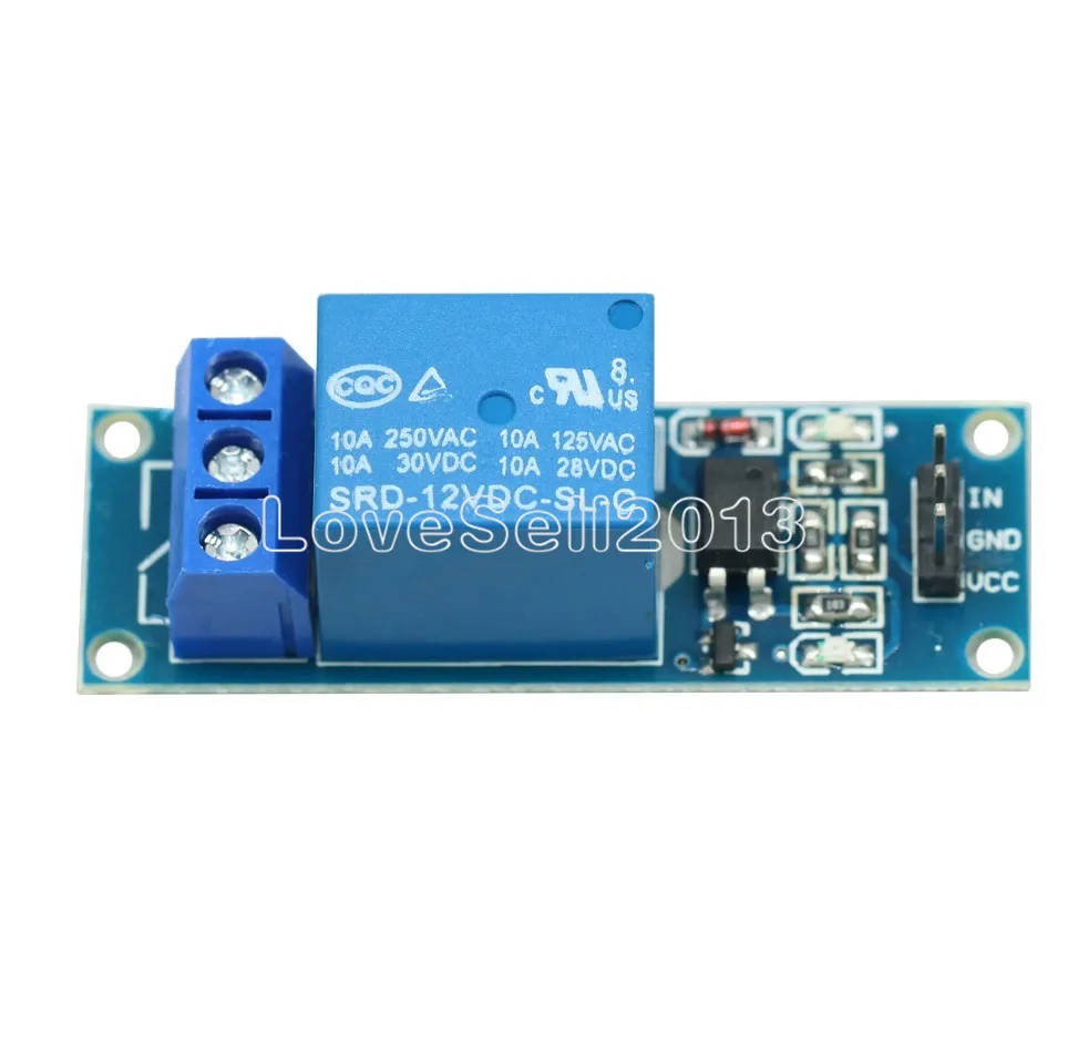 12 В 1-канальный релейный модуль Optocouple Board Shield для PIC AVR DSP ARM MCU