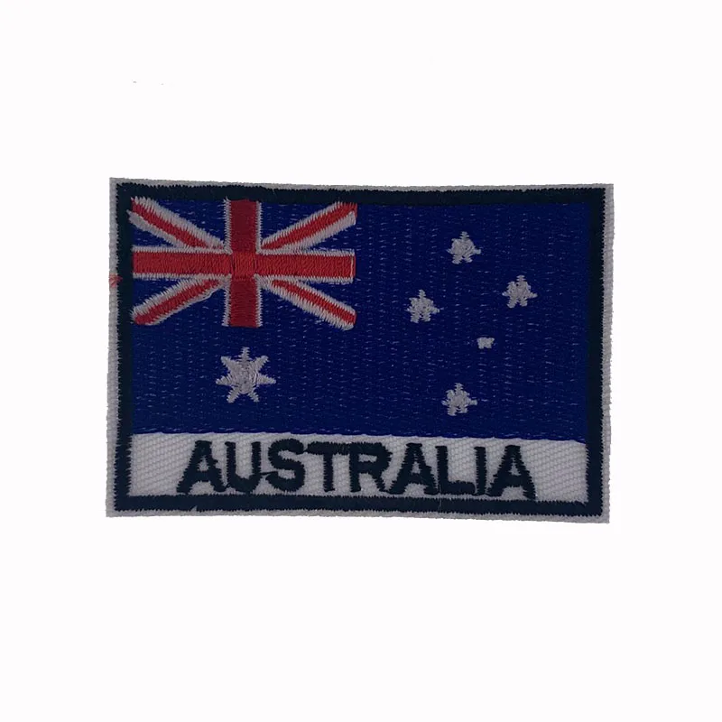5 шт. вышитых национальных флага Австралии для одежды DIY наклейки на пластырях.
