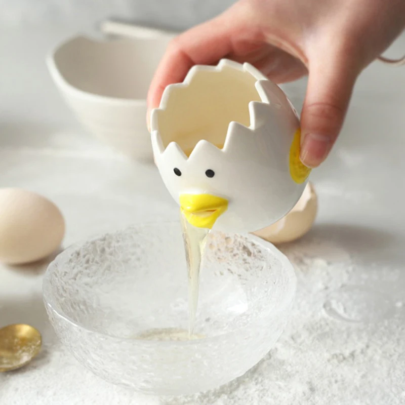 Кухонные креативные керамические разделители яичного желтка инструмент для