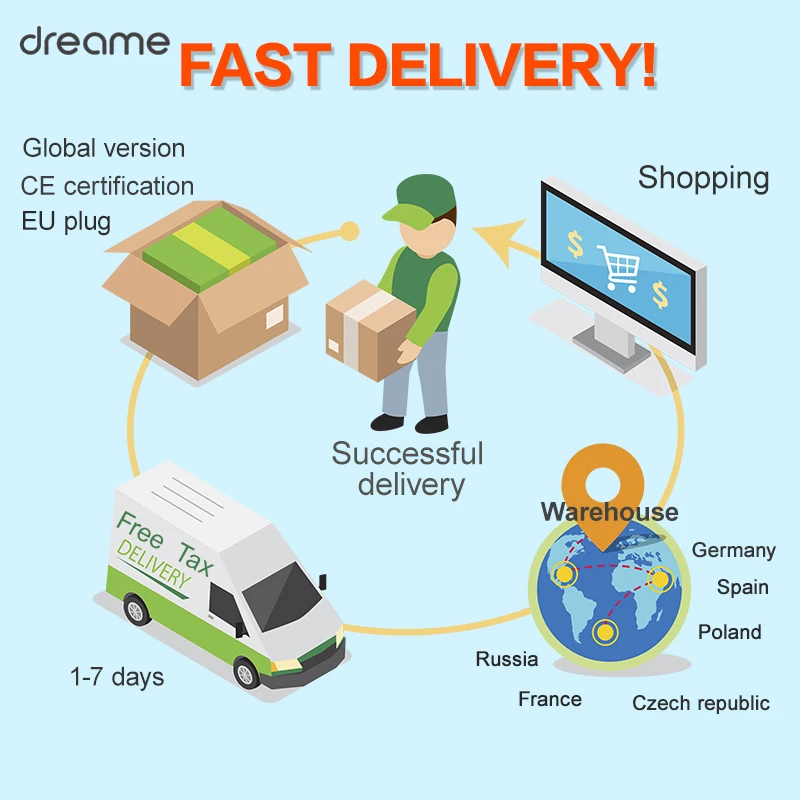 Dreame V9 ручной беспроводной пылесос переносной мощный всасывающий ковёр аспиратор