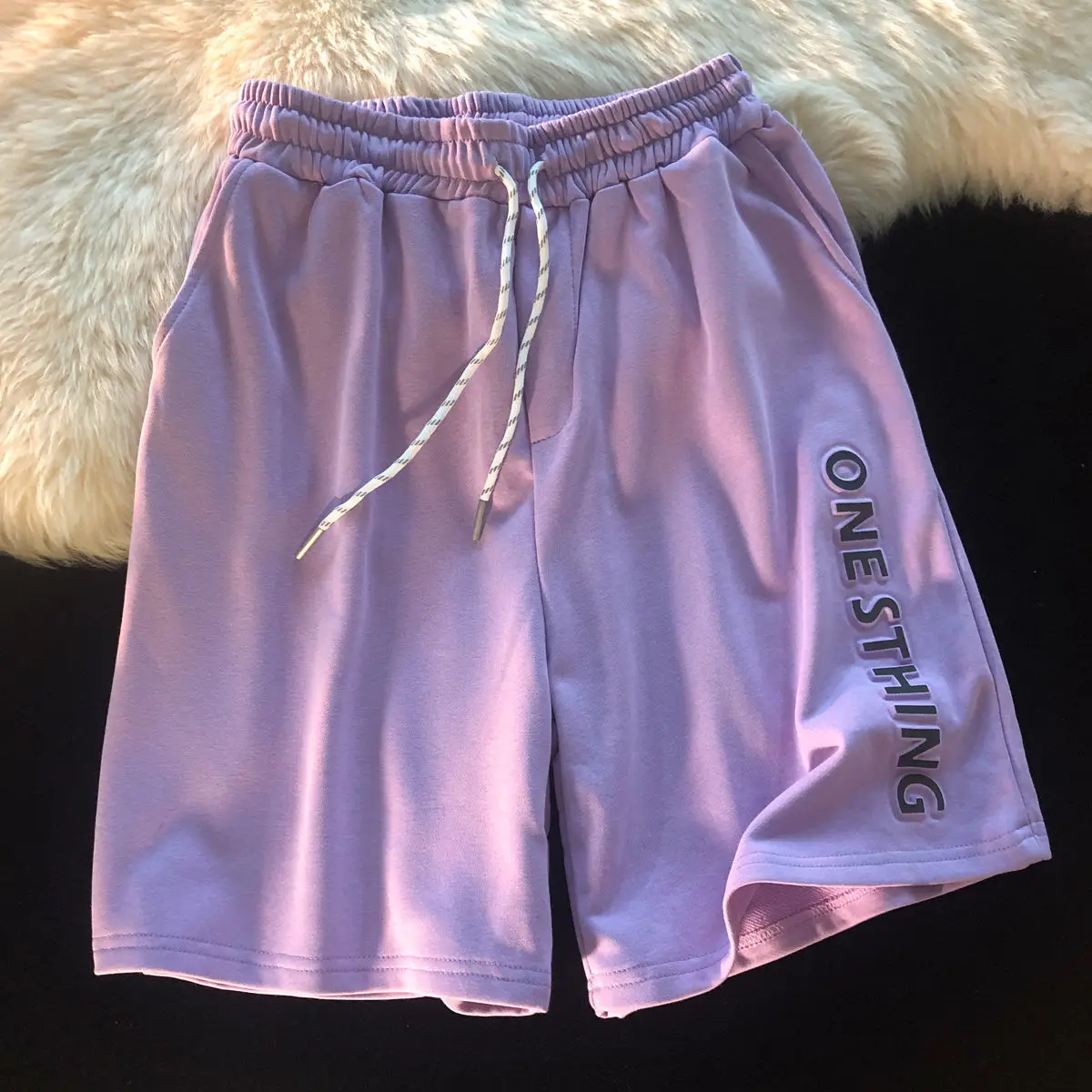 

Shorts women's 2021 new summer sports loose net red pants