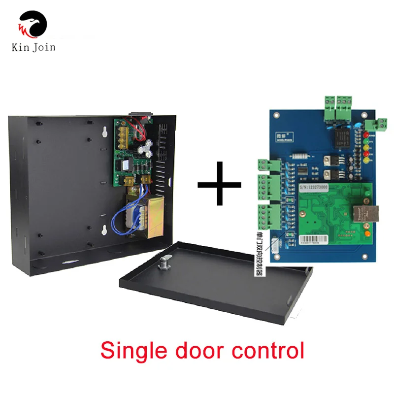 PCB 1 2 4 Gate Door Lock Access Controller Board With TCP/IP Port Cabinet And Power Supply Box | Безопасность и защита