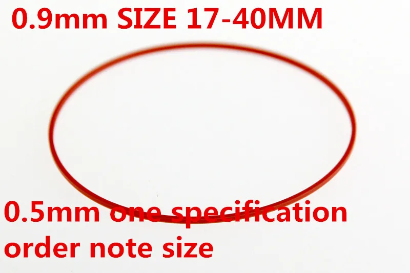 Комплект из двух частей для задней крышки часов водонепроницаемое красное кольцо 0 9 мм 19 40 мм|Ремонтные