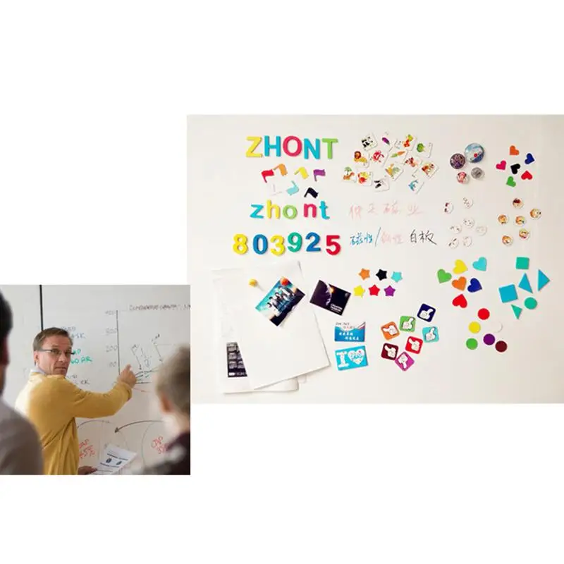 

Magnetic Whiteboard Refrigerator Whiteboards Flexible Magnet Board for Fridge Notes and Reminders(A3)