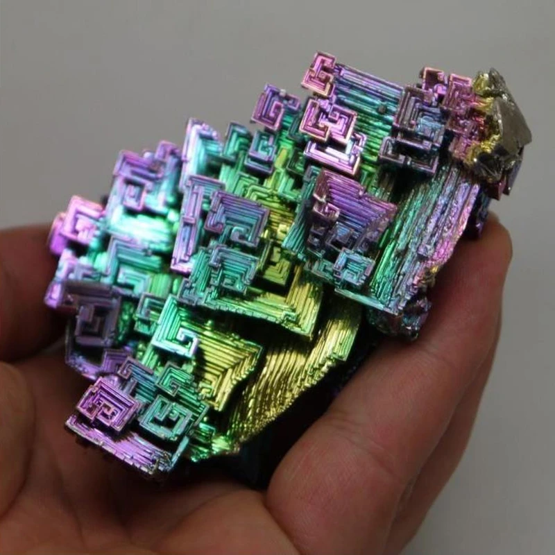 

Радужные кристаллы висмута 20 г/50 г металлический минеральный образец