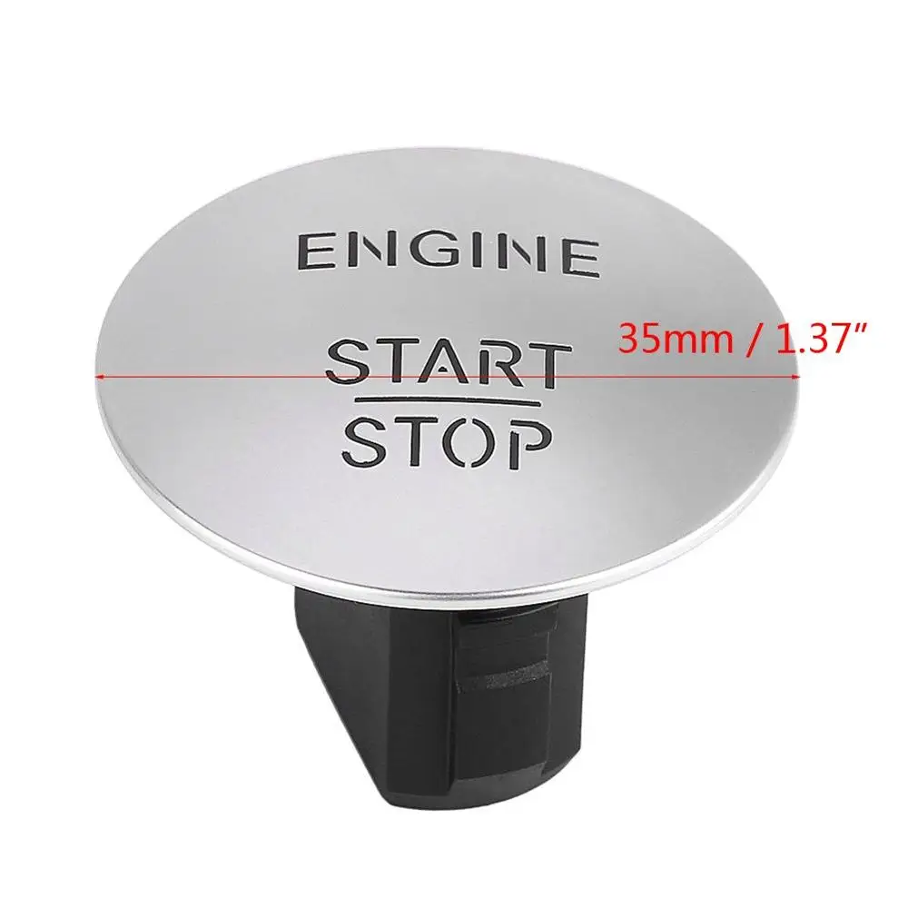 New Silver/Red Car Engine Start Stop Push Button Switch Keyless For Mercedes Benz Model W164 W205 W212 W213 W221 X204 | Автомобили и