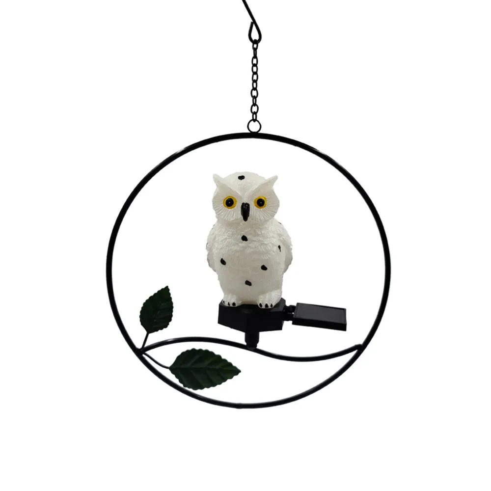 

Hanging Owl Decor Garden Lamp Durable For Yard Patio Creative Outdoor High Quality Waterproof Home LED