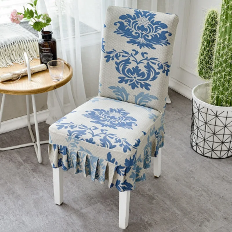 Эластичное пасторальное современное съемное кресло-стрейч из спандекса с