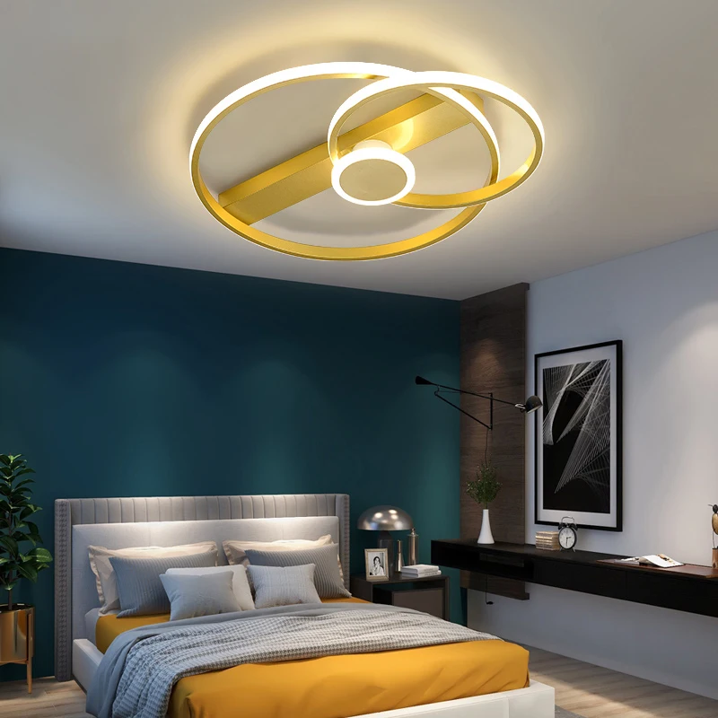 Современный светодиодный потолочный светильник Circl Intersecting лампа для гостиной