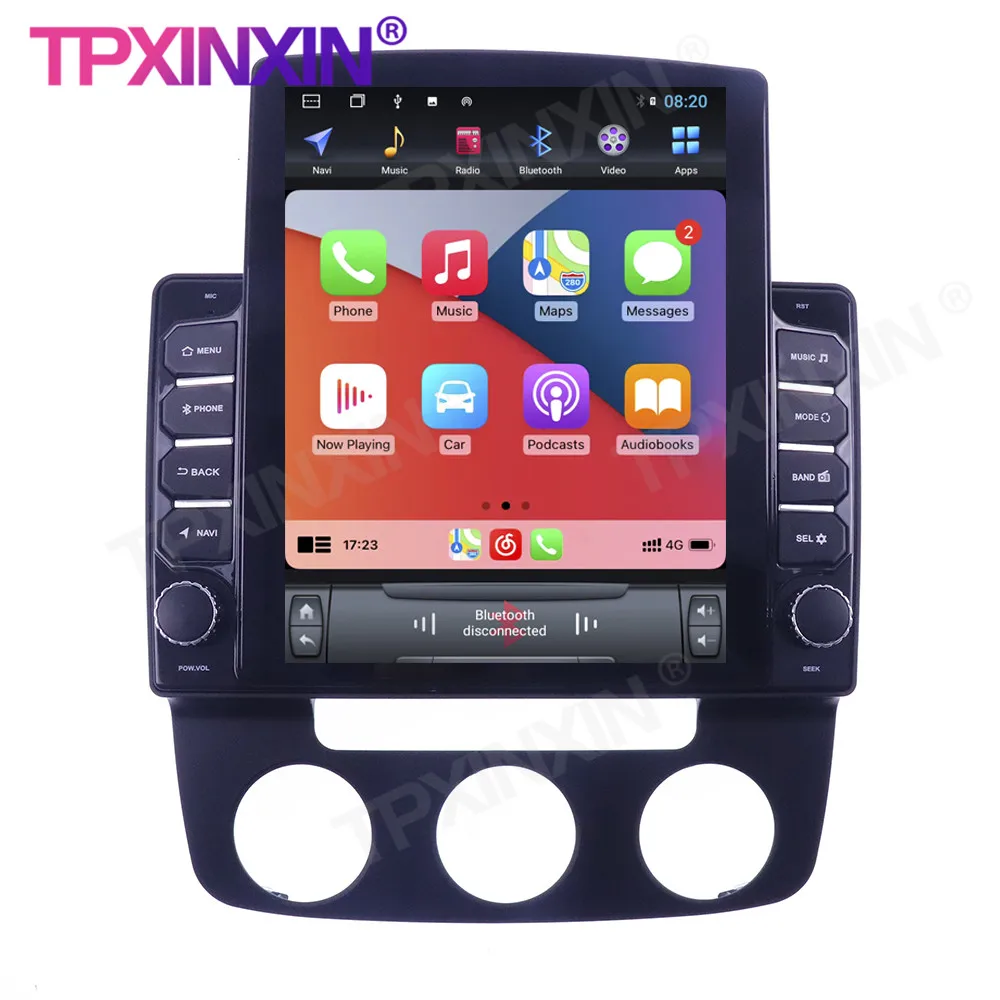 저렴한 테슬라 스타일 폭스 바겐 Bora 2008-2012 안드로이드 10 자동차 라디오 128G 무선 카플레이 스테레오 수신기 자동차 라디오 플레이어 라디오 IPS, 테슬라 스타일