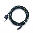 Зарядный кабель USB Type-C, кабель Micro USB в нейлоновой оплетке для быстрой зарядки Xiaomi, Samsung S21 S2