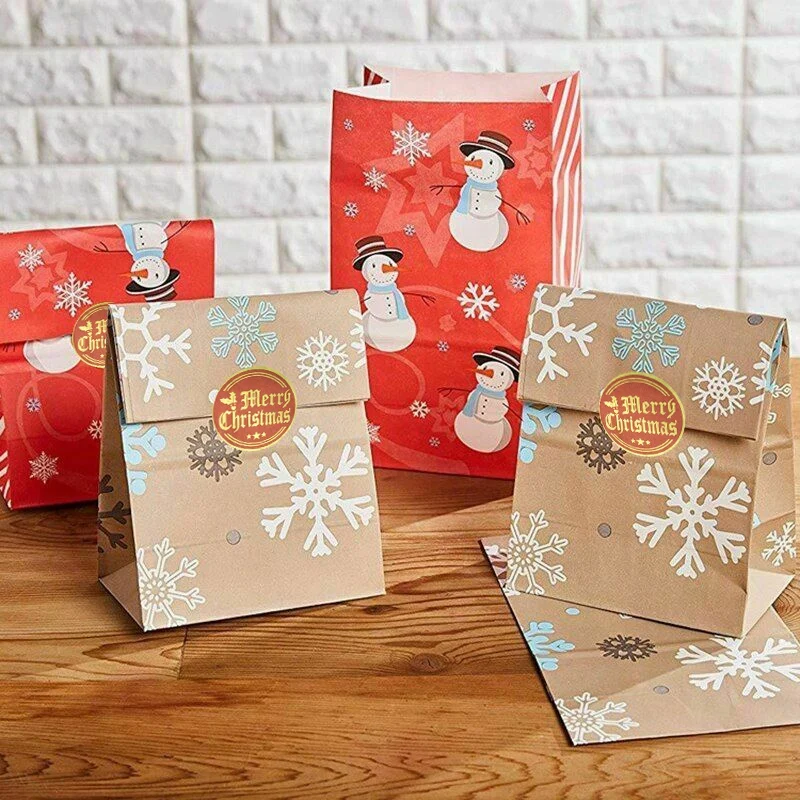 

Christmas Ornaments Sticker 11 Roll 500PCS Per Roll Very Suitable for Christmas Themed Decorations Combination Pack