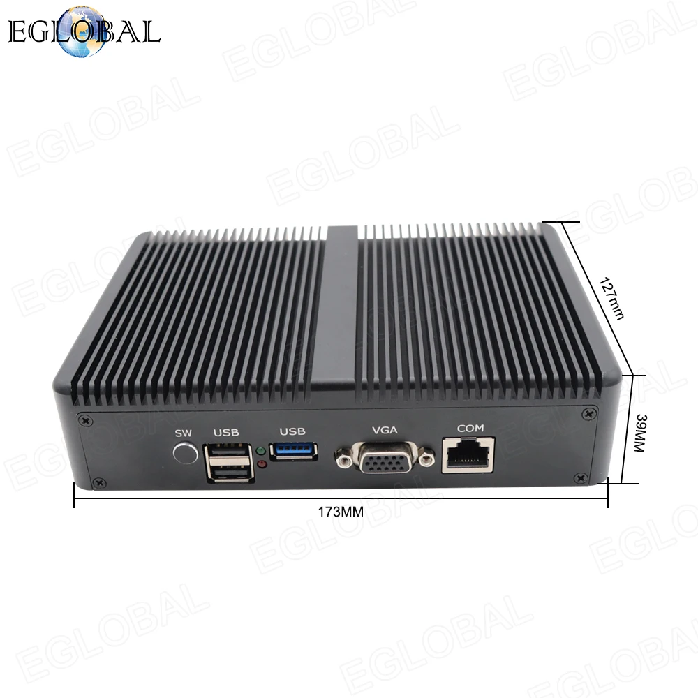 TDP 10 Вт Pfsense мини ПК intel Celeron J1900 мульти LAN маршрутизатор компьютер 4 * RJ45 1000 Мбит/с