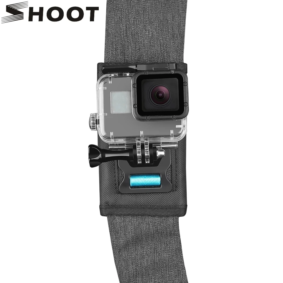 Вращающийся на 360 градусов рюкзак с зажимом для GoPro Hero 8 7 5 4 Black Xiaomi Yi 4K 2K Sjcam Eken
