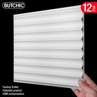 12 шт. 30x30 см 3D настенные Стикеры, декоративные обои для гостиной, настенные водонепроницаемые 3d настенные панели для ванной, кухни, 3D форма для потолка