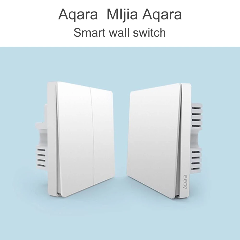 Xiaomi Aqara, умный переключатель, светильник, Wifi, пульт дистанционного управления, беспроводной ключ, настенный, умный переключатель, работает с приложением Mijia Mihome, Aqara, умный переключатель