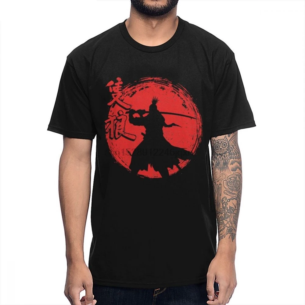 Классическая футболка с принтом секиро тени умирают дважды унисекс нушир далал