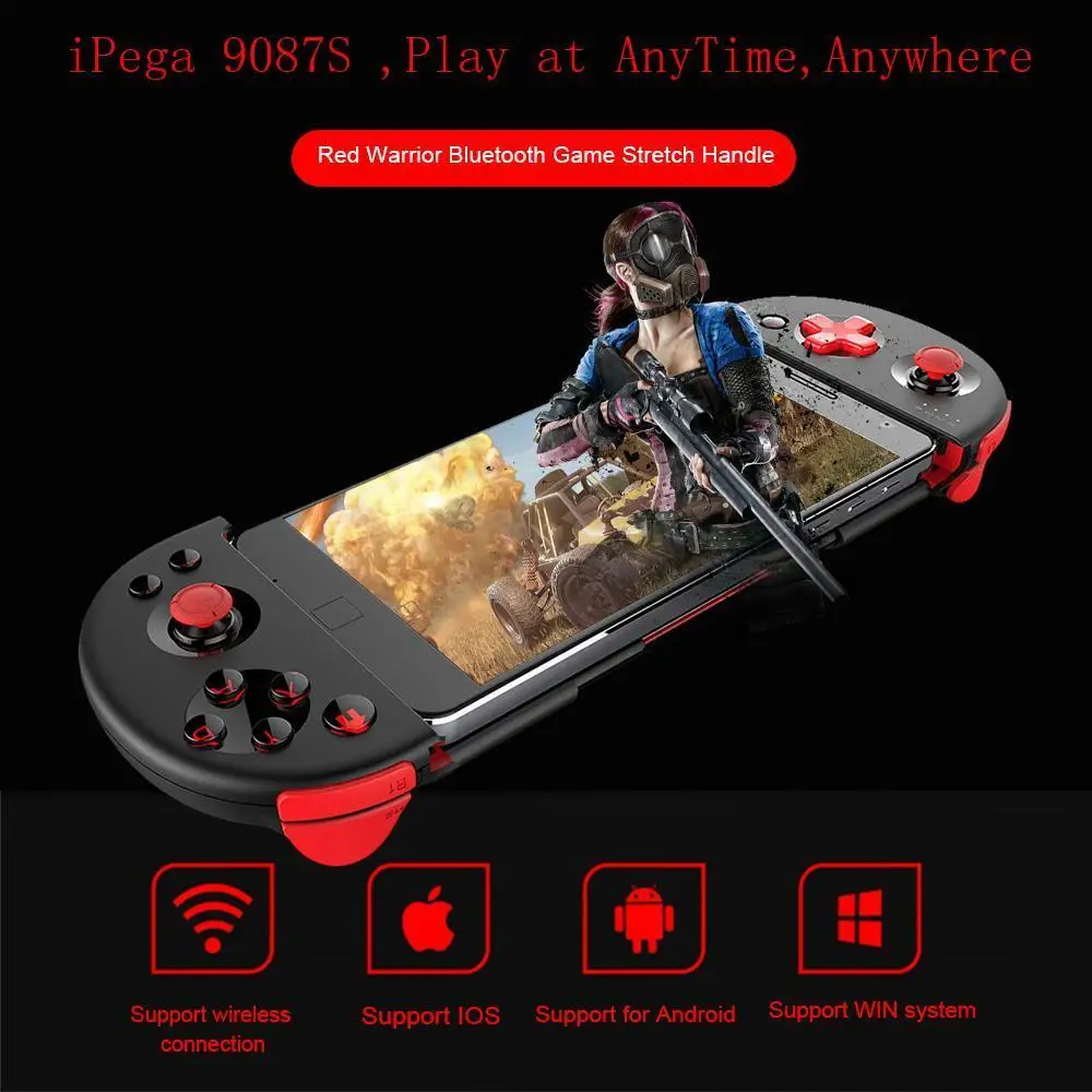 

iPEGA 9087S Joystick for Phone Gamepad Android Game Controller Bluetooth Extendable Joystick for ios Tablet PC Android Tv Box