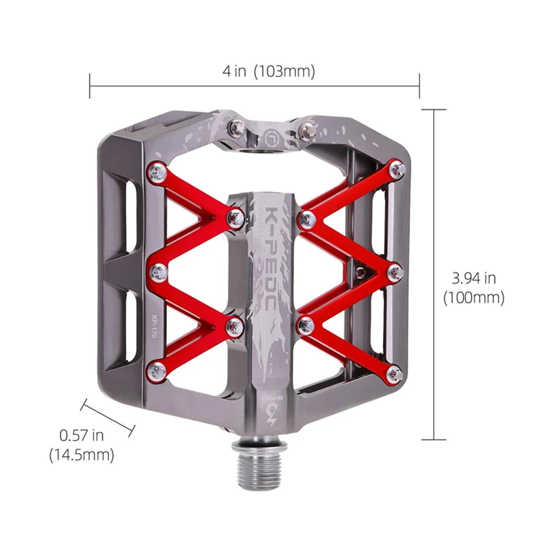 9/16 &quotуниверсальные педали для горного велосипеда на платформе езды велосипеде