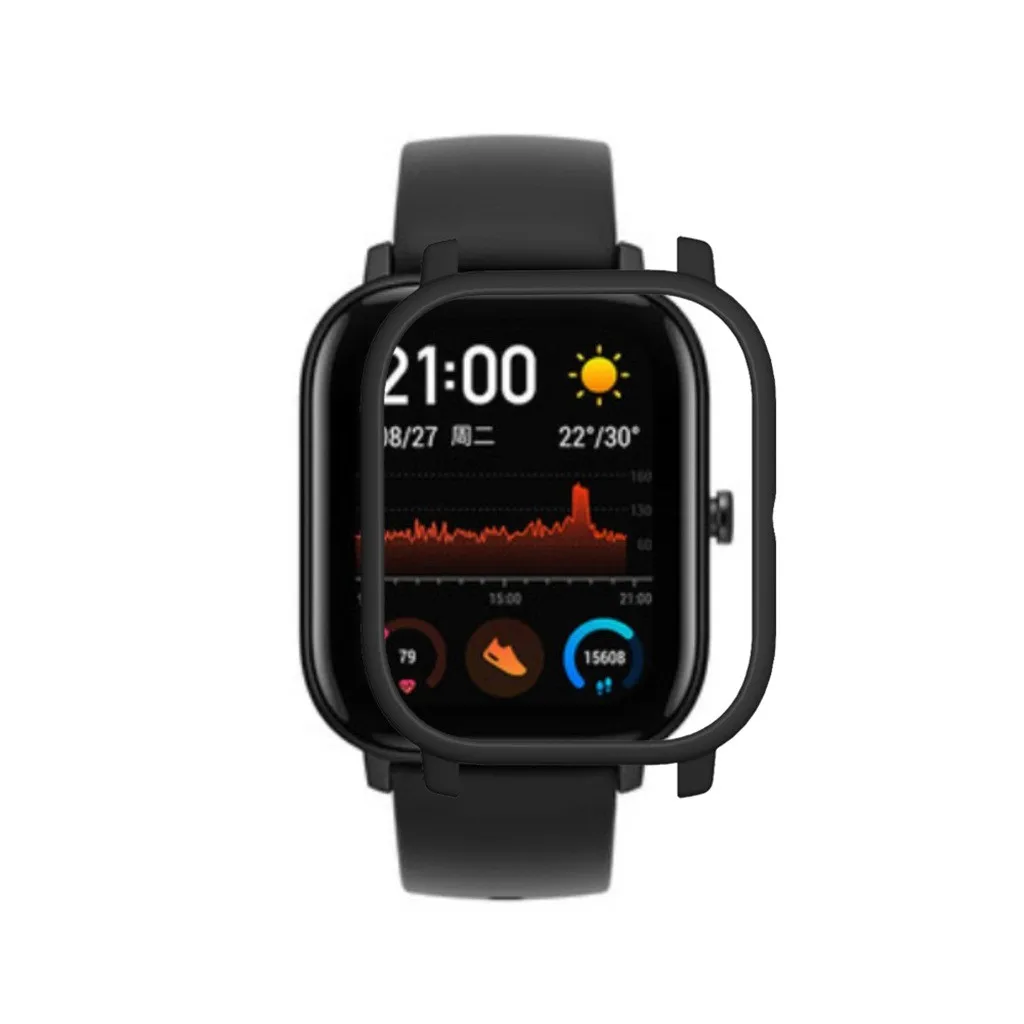2 Замена PC чехол для часов оболочка Рамка протектор для Huami Amazfit GTS SmartWatch - Цвет: 2