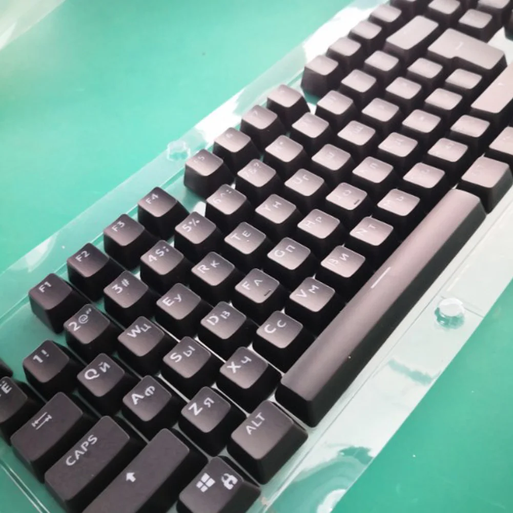 106 шт. тусклые полированные офисные эргономичные переключатели ABS Keycap Замена DIY