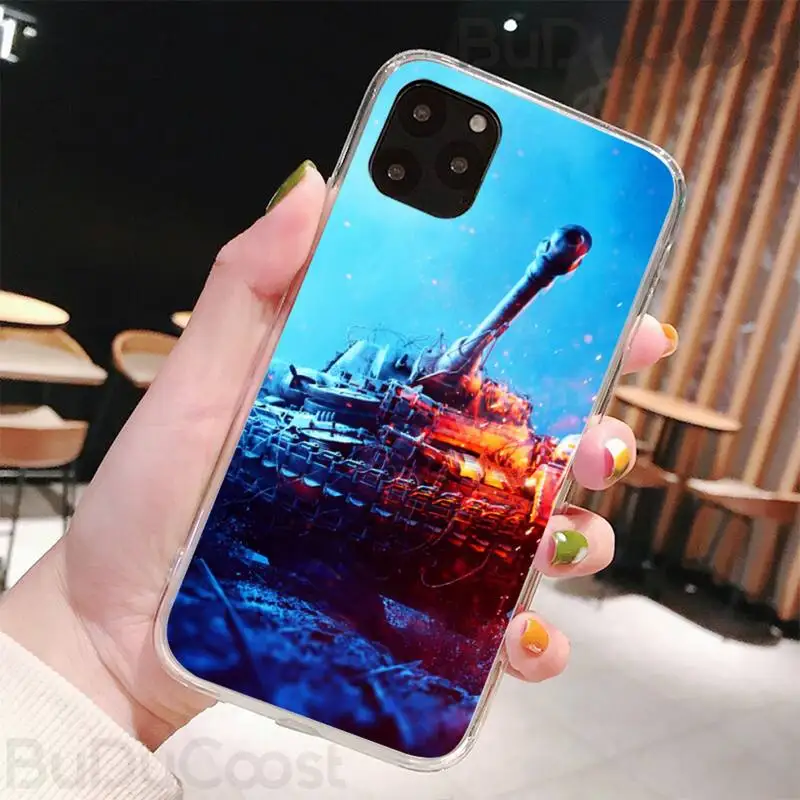 

World of Tanks Game Phone Case for iPhone 8 7 6 6S Plus X 5S SE 2020 XR 11 pro XS MAX 12 12Mini