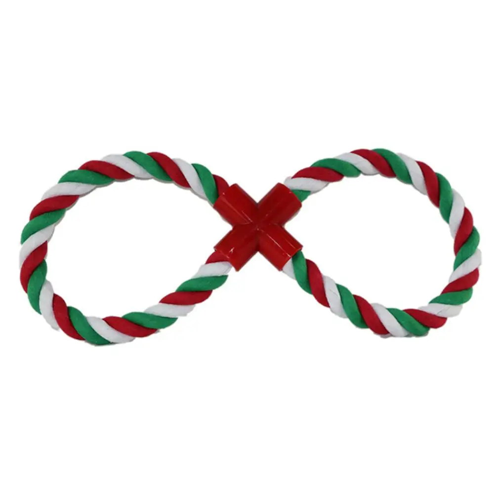 

Cotton Rope Knot Toy Dog Outdoor Traning Chew Toys Pet Cat Cleaning Teeth Molar Rope Puppy Interative Biting Playing Toys