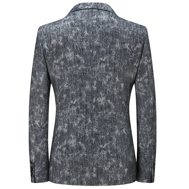 

Suit Men's Spring Autumn New Middle Aged Men's Business Leisure Jacquard Suit