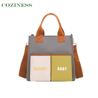 coziness baby diaper bag color contrast oxford cloth water proof big space stroller suspension bag new hot flash sale handbag