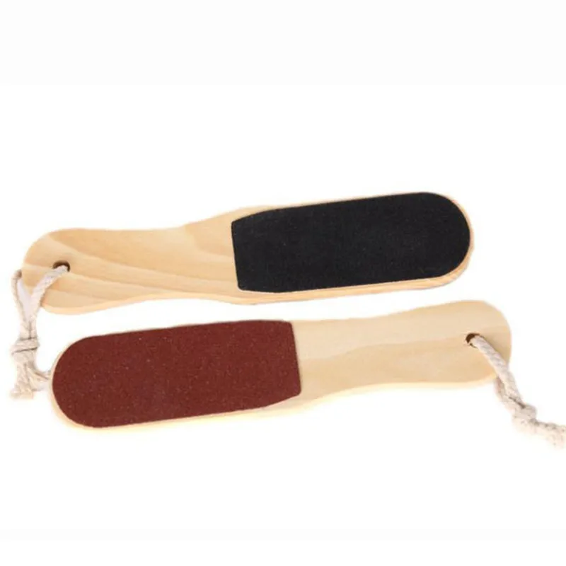 Пилка для ног скребок деревянная Песочная бумага удаления омертвевшей кожи
