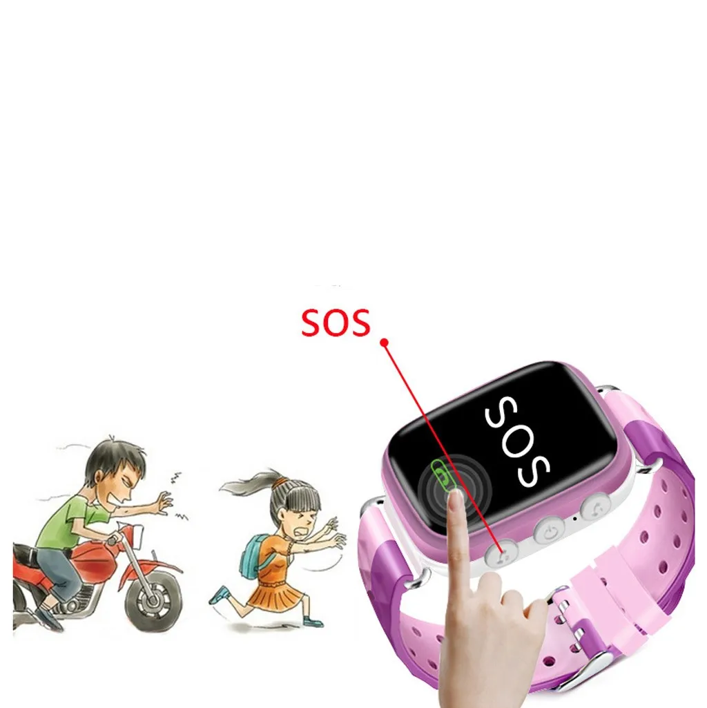 Умные часы Q80 анти потеря Детские умные браслет SOS Вызов gps LBS SIM сигнализация