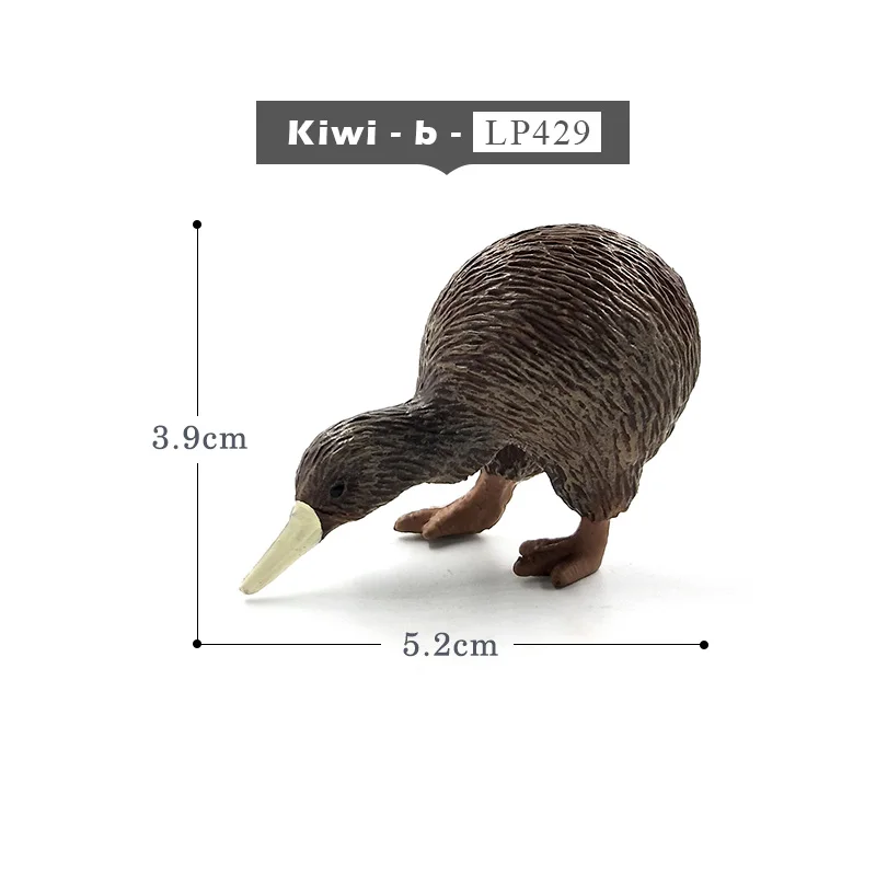 Small kiwi - b Имитация индейки птица курица ферма ПВХ Модель Животного Фигурка домашний декор миниатюрное украшение для сада в виде Феи современные аксессуары - Цвет: Small kiwi - b