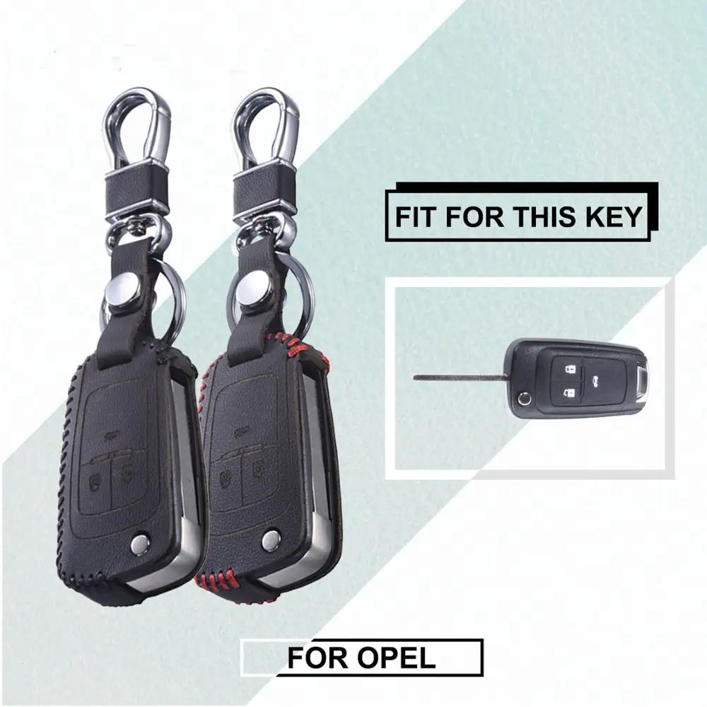 Чехол для ключей из натуральной кожи чехол Vauxhall Opel Corsa Antara Meriva Zafira Insignia Mokka Chevrolet Trax