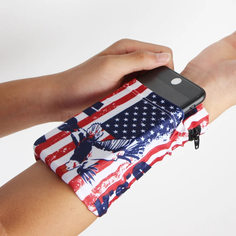 Сумка для телефона бега мультяшная спортивная сумка на запястье пеших прогулок