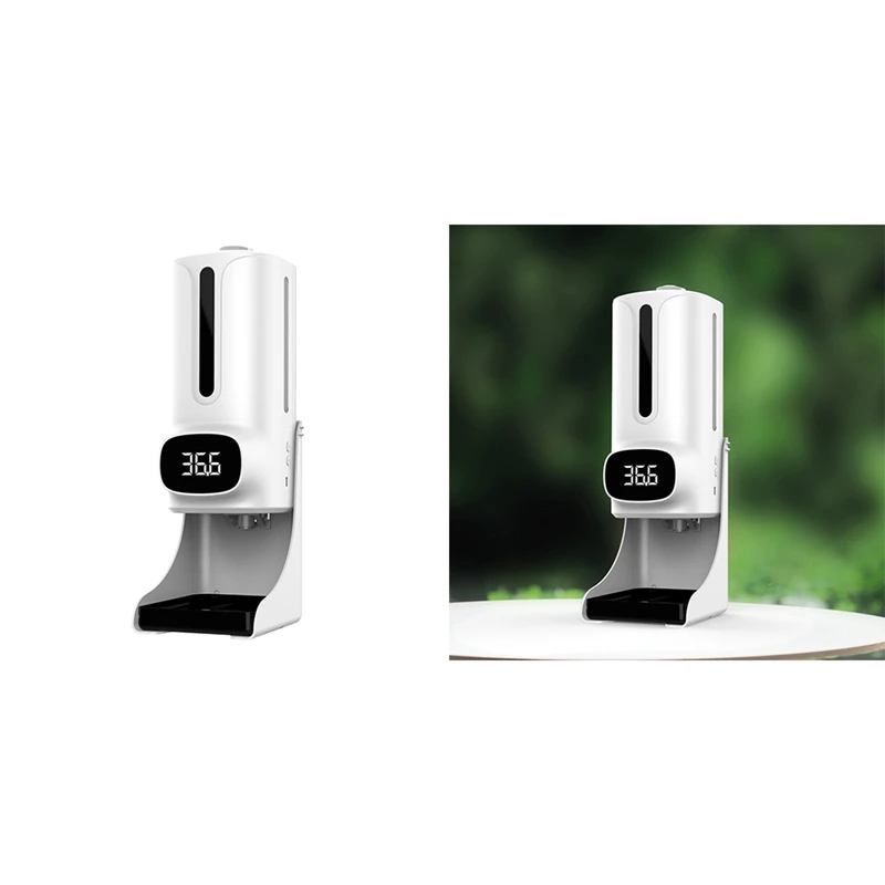 

New 2 in 1 K9 Pro Plus Non-Contact Digital Infrared Thermometer Hand Washing Soap Dispenser Machine Termometro 1200Ml