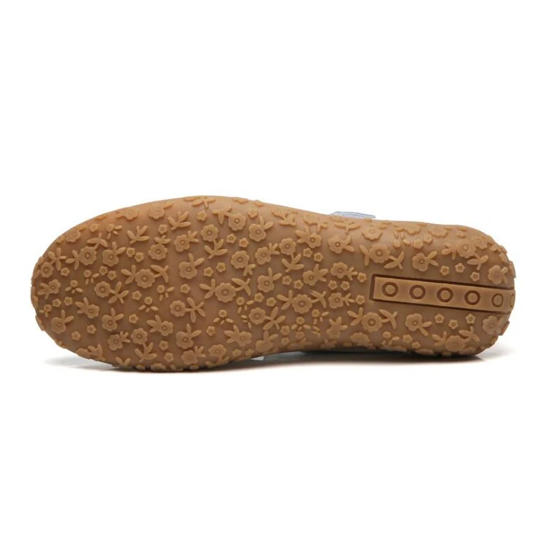 Летние женские сандалии Кожаная обувь на плоской подошве с перфорацией Женская