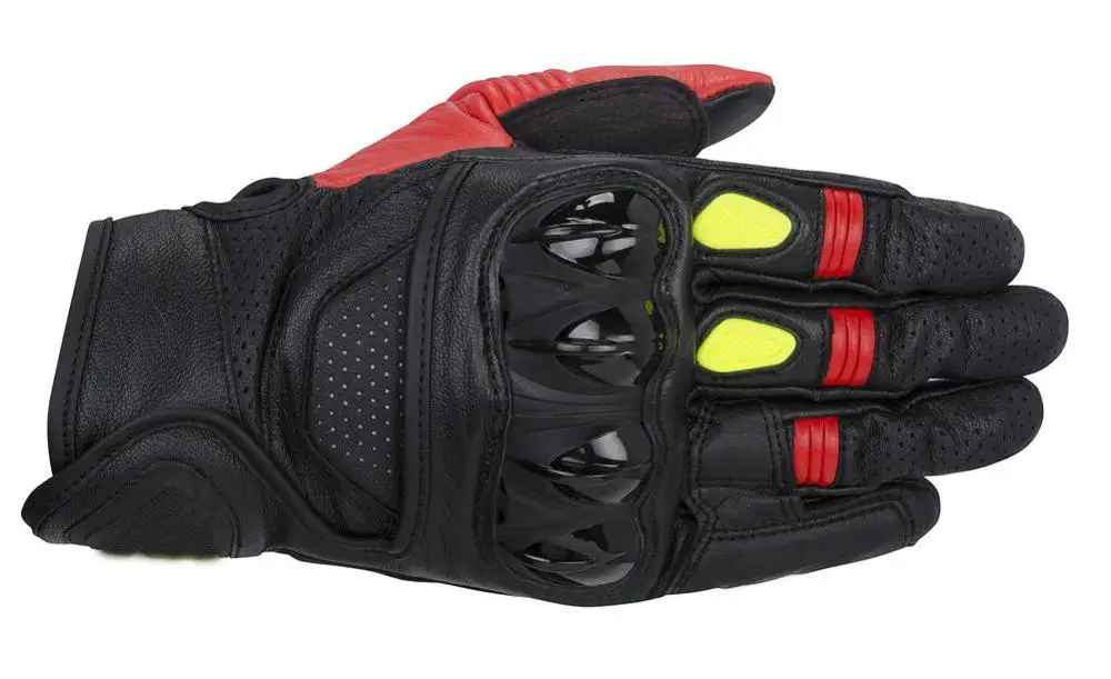 

New Alpine Racing Motocross Leather Gloves Motorcycle Moto Motociclista Motorbike Riding
