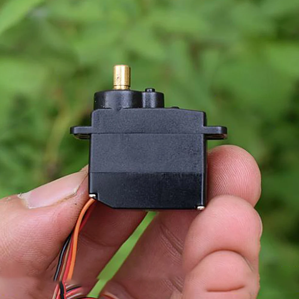 DC 3V 6V микро 12g металлическая Шестерни 360 градусов рулевого управления M10 мини