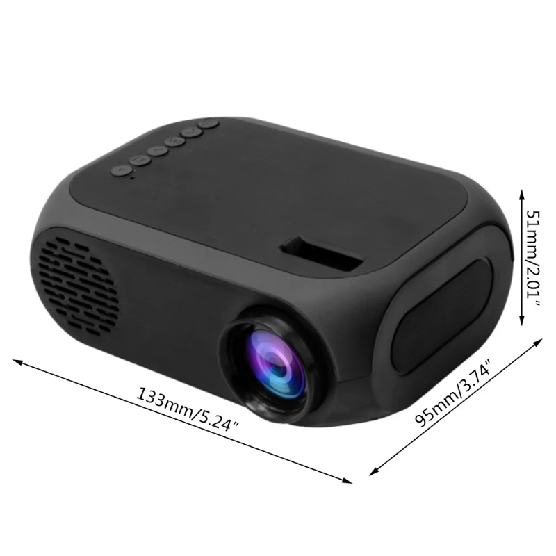 

2021 New Mini Projector Portable Multi-Functional Household Projector LED Movie Projector