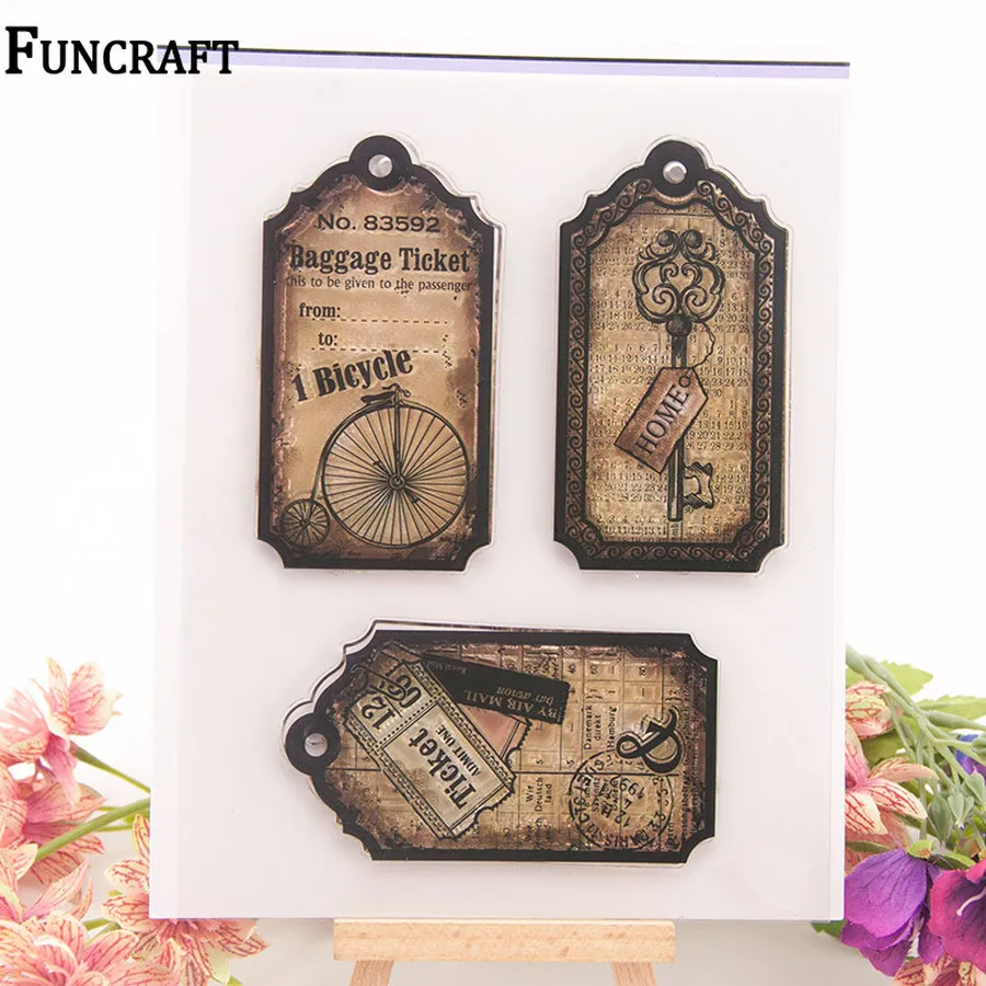 Винтажные цветочные часы колеса сердце корона шестерня прозрачная резина штампы